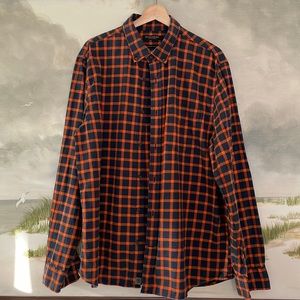 Banana Republic Men’s Flannel Button Down XL